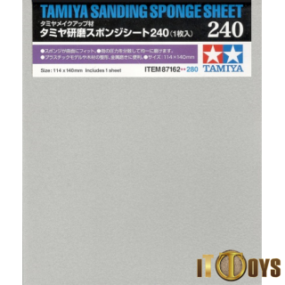 Tamiya #87162 Sanding Sponge Sheet 240
