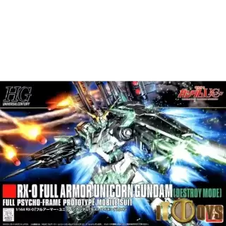 HGUC 1/144 Scale 
Universal Century [178] 
RX-0 Full Armor Unicorn Gundam (Destroy Mode)